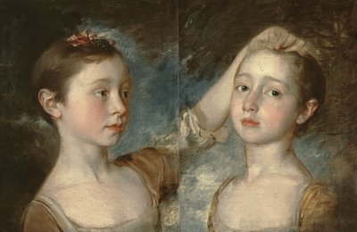 Las hijas del pintor Mary y Margaret, c.1758 de Thomas Gainsborough